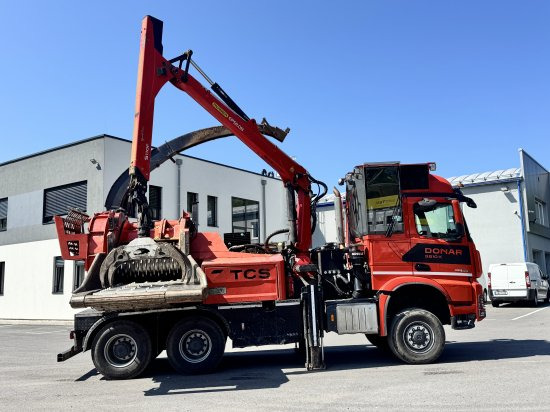 Lastbil, Flishugger Mercedes-Benz ACTROS 6x4 DONAR 5810K ? Hack-LKW / Mobilhacker | TCS Umwelttechnik: billede 8