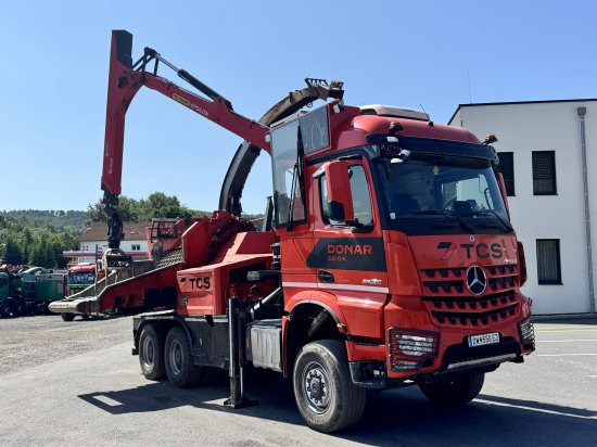 Lastbil, Flishugger Mercedes-Benz ACTROS 6x4 DONAR 5810K ? Hack-LKW / Mobilhacker | TCS Umwelttechnik: billede 10