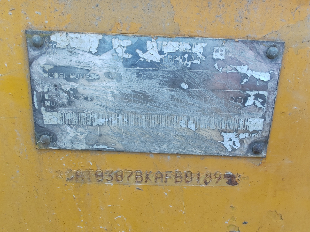 Minigravemaskine CATERPILLAR 307b: billede 12