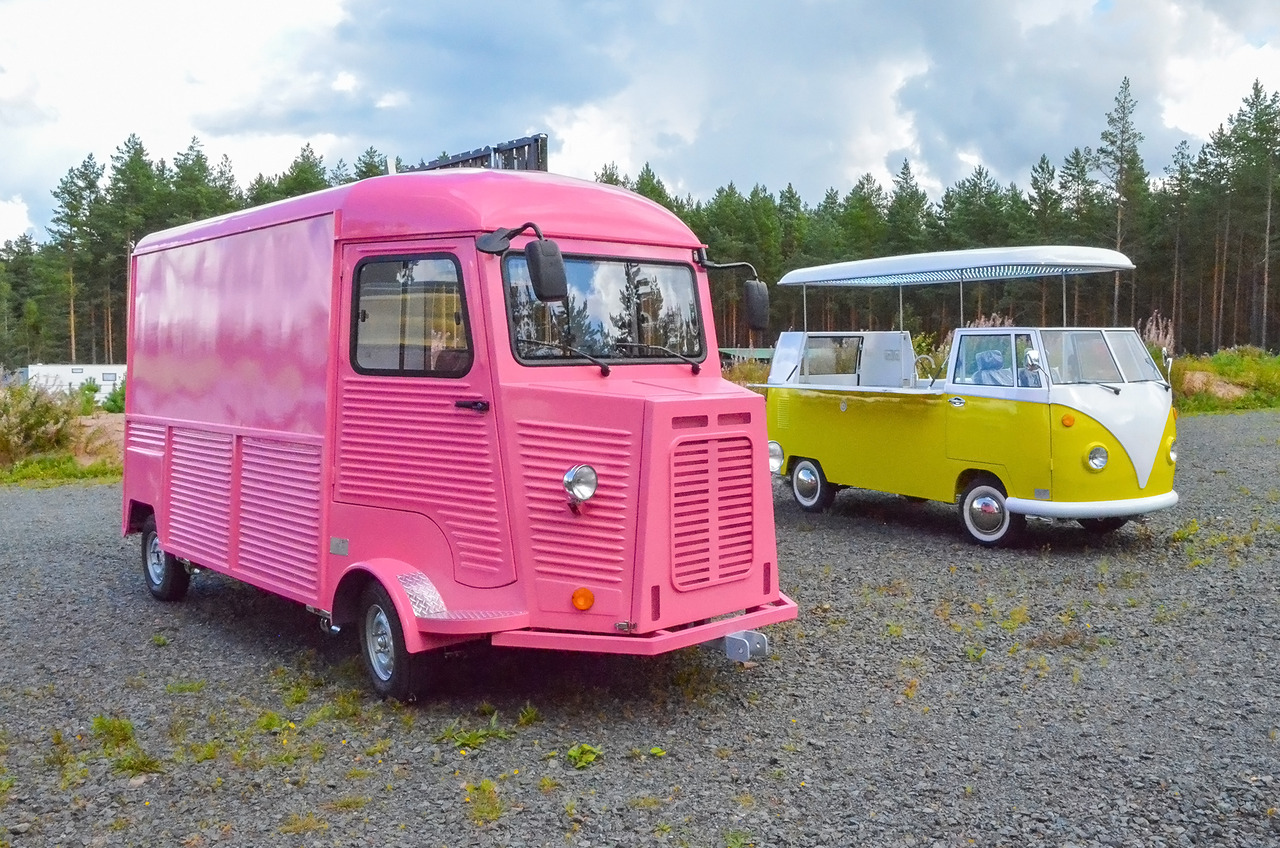 Deli Star Trailer Retro Frenchie HR 5020 Electric - EU standards - Salgsvogn: billede 1 Deli Star Trailer Retro Frenchie HR 5020 Electric - EU standards - Salgsvogn: billede 1