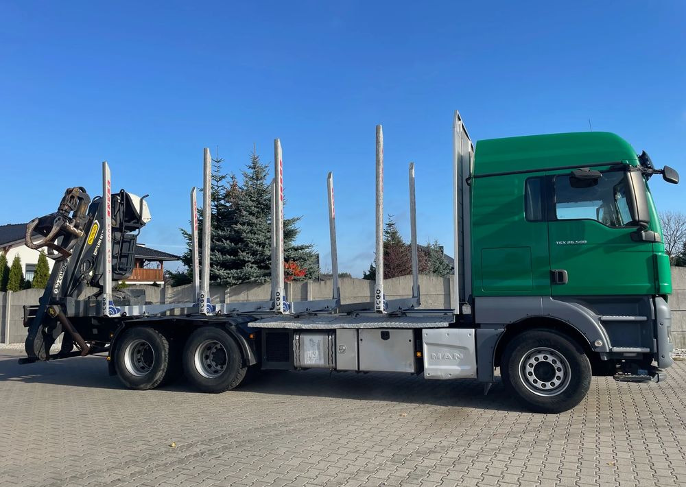 MAN TGX 26.500, 6x4, HDS EPSILOM M12Z, do transportu drewna. - Tømmerbil, Lastbil med kran: billede 4 MAN TGX 26.500, 6x4, HDS EPSILOM M12Z, do transportu drewna. - Tømmerbil, Lastbil med kran: billede 4
