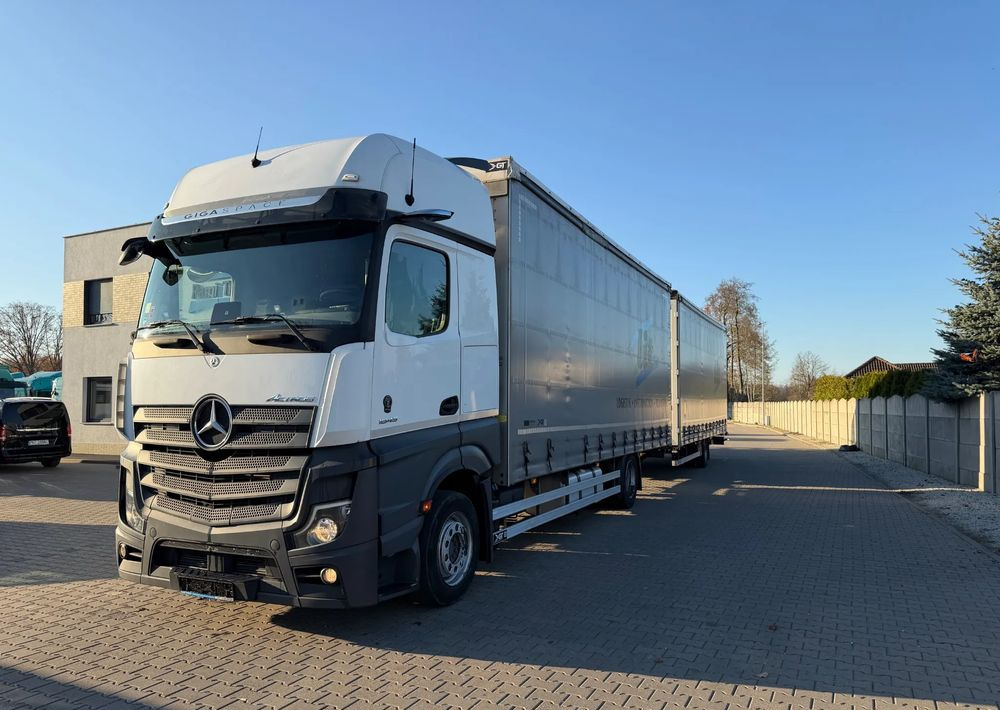Mercedes-Benz ACTROS 1845 Zestaw przestrzenny przejazdowy120m3 - Lastbil med presenning: billede 2 Mercedes-Benz ACTROS 1845 Zestaw przestrzenny przejazdowy120m3 - Lastbil med presenning: billede 2