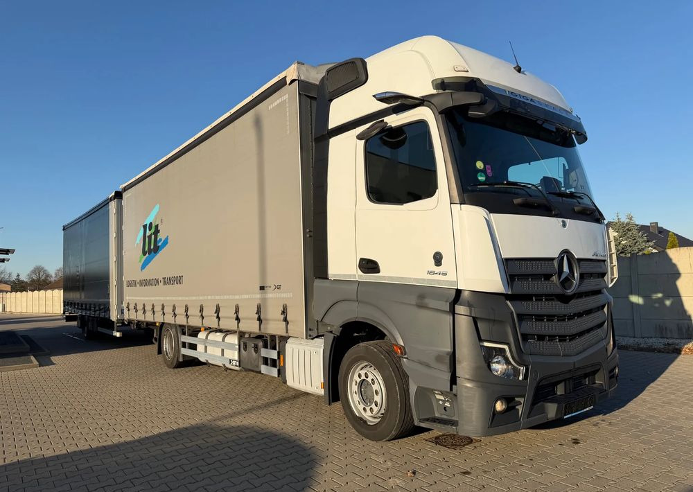Mercedes-Benz ACTROS 1845 Zestaw przestrzenny przejazdowy120m3 - Lastbil med presenning: billede 4 Mercedes-Benz ACTROS 1845 Zestaw przestrzenny przejazdowy120m3 - Lastbil med presenning: billede 4