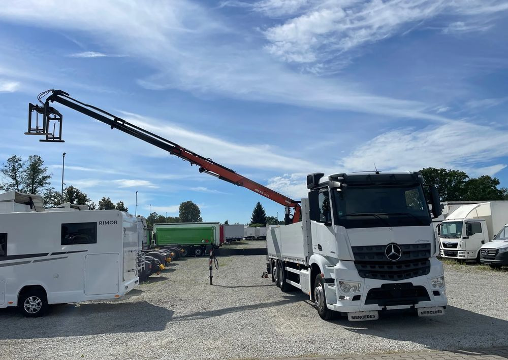 Mercedes-Benz Arocs 2545, HDS ATLAS 186.3 - PILOT - Lastbil med lad, Lastbil med kran: billede 4 Mercedes-Benz Arocs 2545, HDS ATLAS 186.3 - PILOT - Lastbil med lad, Lastbil med kran: billede 4