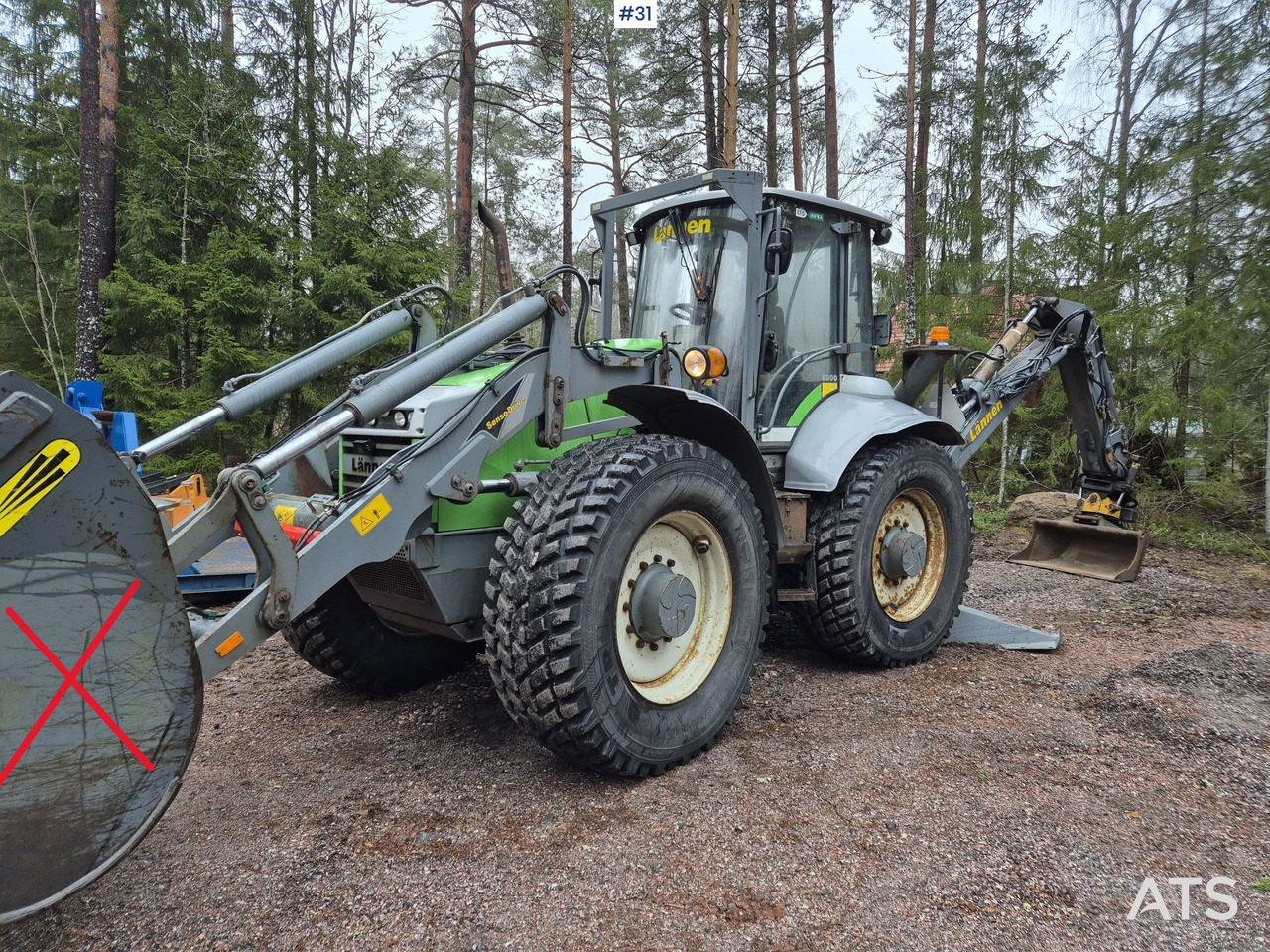 Lännen 8800E Kaivurikuormaaja - Gravelæssemaskine: billede 1 Lännen 8800E Kaivurikuormaaja - Gravelæssemaskine: billede 1
