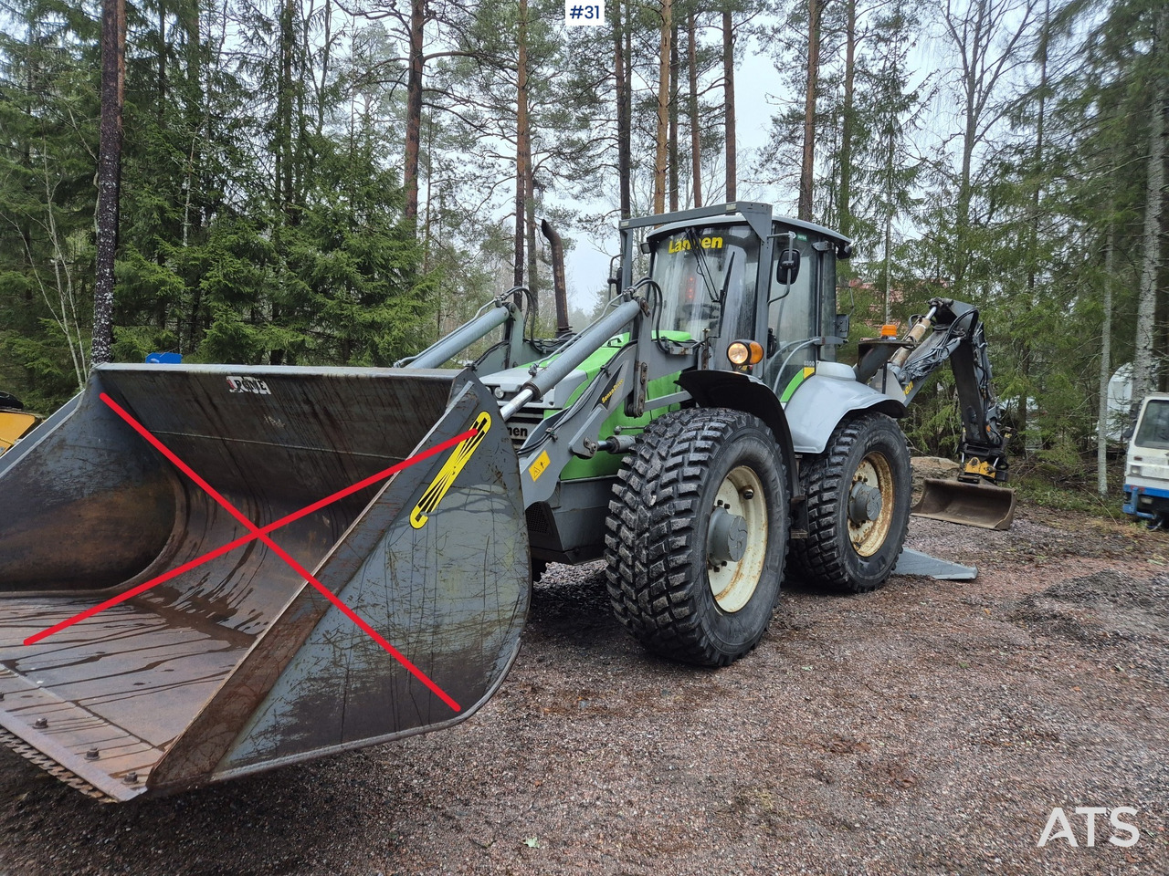 Lännen 8800E Kaivurikuormaaja - Gravelæssemaskine: billede 3 Lännen 8800E Kaivurikuormaaja - Gravelæssemaskine: billede 3