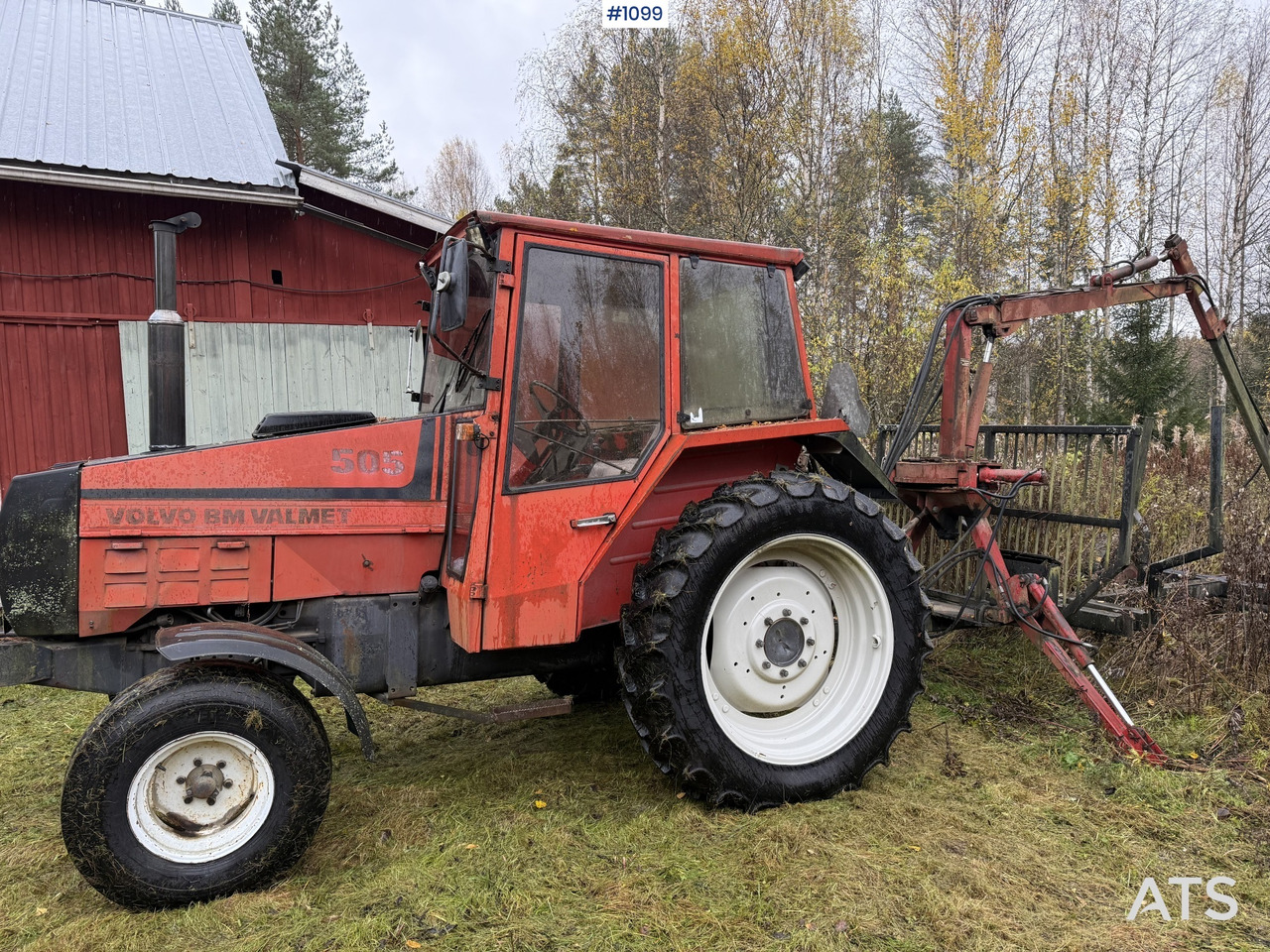 Valmet 505 Tractor and forestry trailer - Traktor, Skovvogn: billede 2 Valmet 505 Tractor and forestry trailer - Traktor, Skovvogn: billede 2