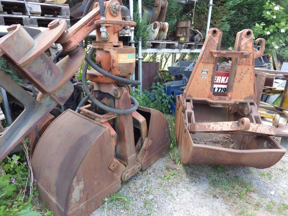 ATLAS GREIFER 600 mm + Schalensatz 800 mm mit MS10 - Grabskovl for Entreprenørmaskin: billede 1 ATLAS GREIFER 600 mm + Schalensatz 800 mm mit MS10 - Grabskovl for Entreprenørmaskin: billede 1