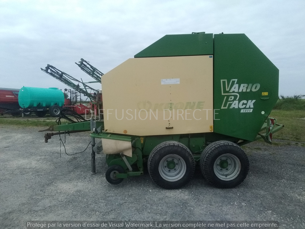 KRONE PRESSE A BALLES RONDES VARIO 1800 PACK - Rundballepresse: billede 2 KRONE PRESSE A BALLES RONDES VARIO 1800 PACK - Rundballepresse: billede 2