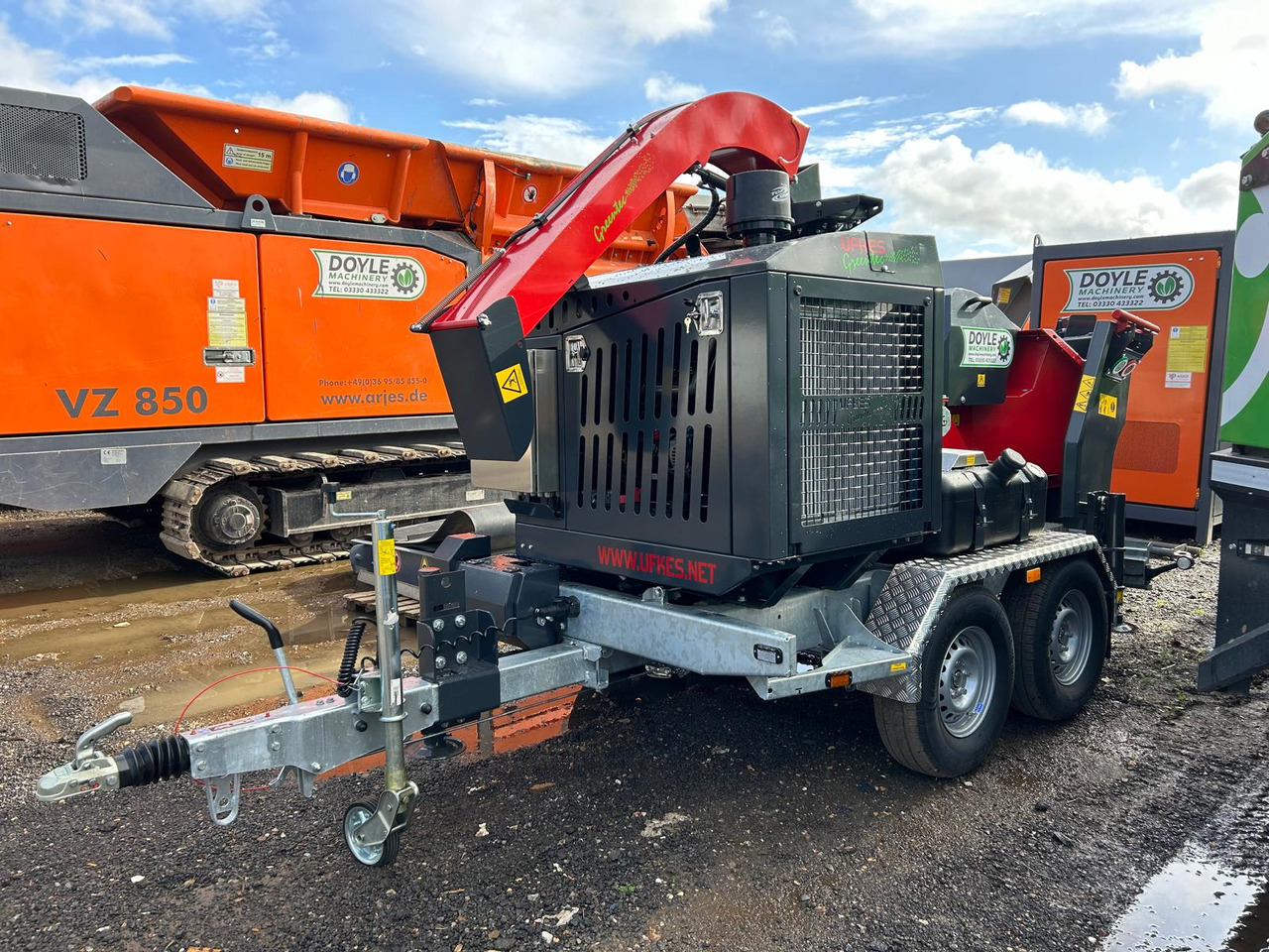 UFKES Greentec Jaguar 40-80 3.5T - Skovningsmaskine, Anhænger: billede 1 UFKES Greentec Jaguar 40-80 3.5T - Skovningsmaskine, Anhænger: billede 1