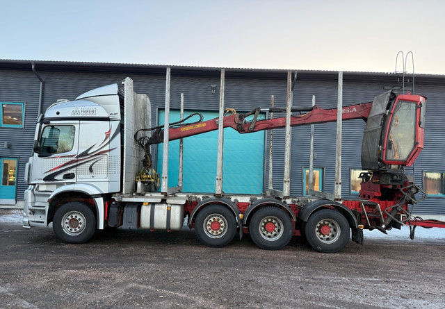 Mercedes-BenzArocs 8x4 Nosturilla! - Tømmerbil, Lastbil med kran: billede 2 Mercedes-BenzArocs 8x4 Nosturilla! - Tømmerbil, Lastbil med kran: billede 2