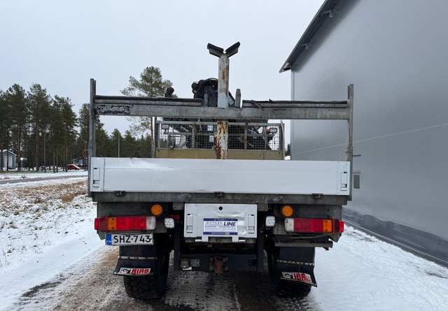 Mercedes-BenzUnimog U5000 + Nosturi Hiab 099 E-4 - Lastbil med lad, Lastbil med kran: billede 4 Mercedes-BenzUnimog U5000 + Nosturi Hiab 099 E-4 - Lastbil med lad, Lastbil med kran: billede 4