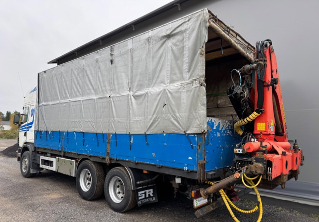 ScaniaScania 144G 6x2 - Lastbil varevogn, Lastbil med kran: billede 4 ScaniaScania 144G 6x2 - Lastbil varevogn, Lastbil med kran: billede 4