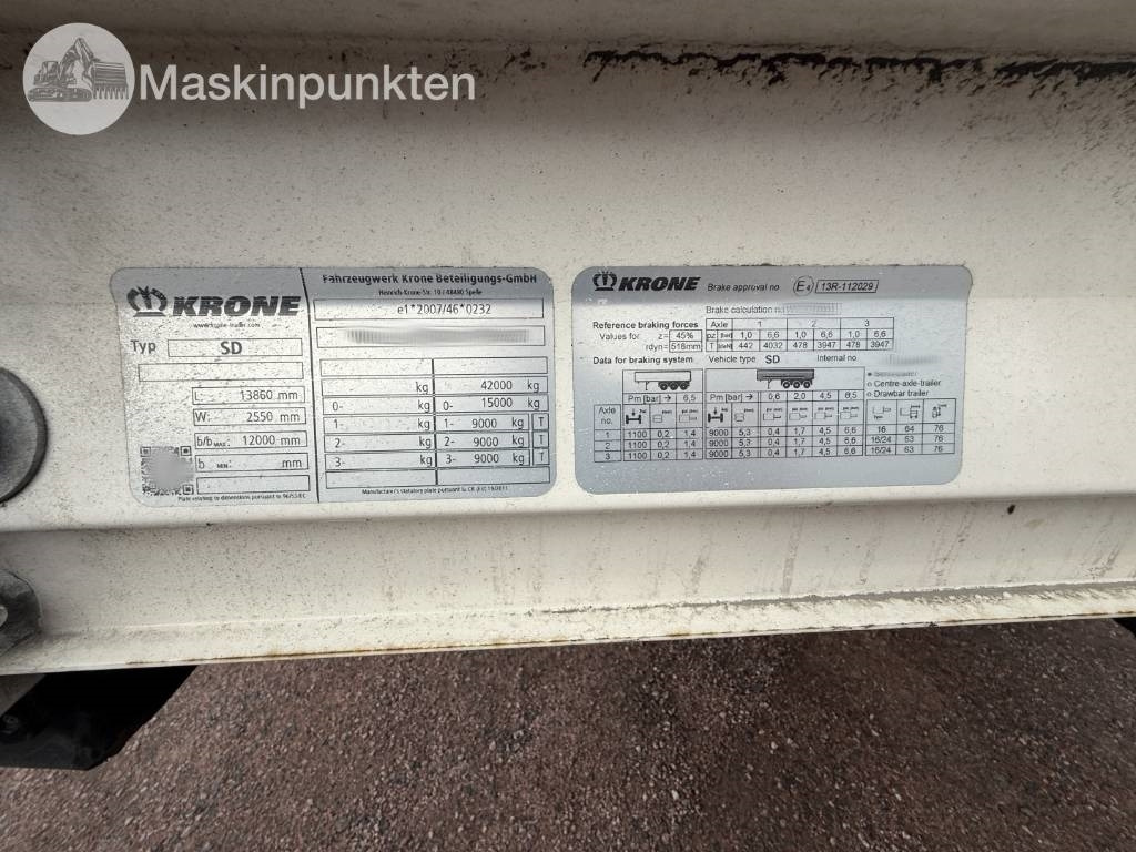 Varevogn påhængsvogn Krone SD trailer: billede 11 Varevogn påhængsvogn Krone SD trailer: billede 11