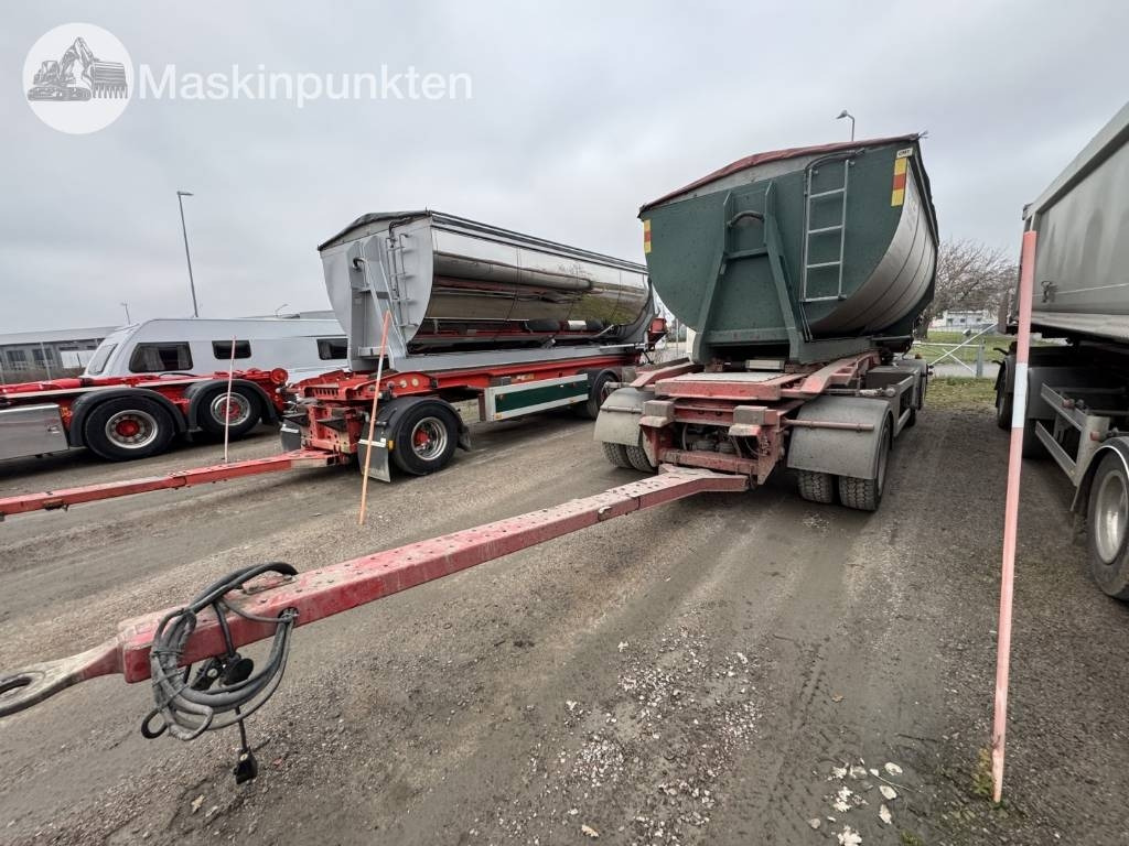 Roadex LVS 29 med tipp - Kroghejsvogn/ Skip loader anhænger: billede 1 Roadex LVS 29 med tipp - Kroghejsvogn/ Skip loader anhænger: billede 1