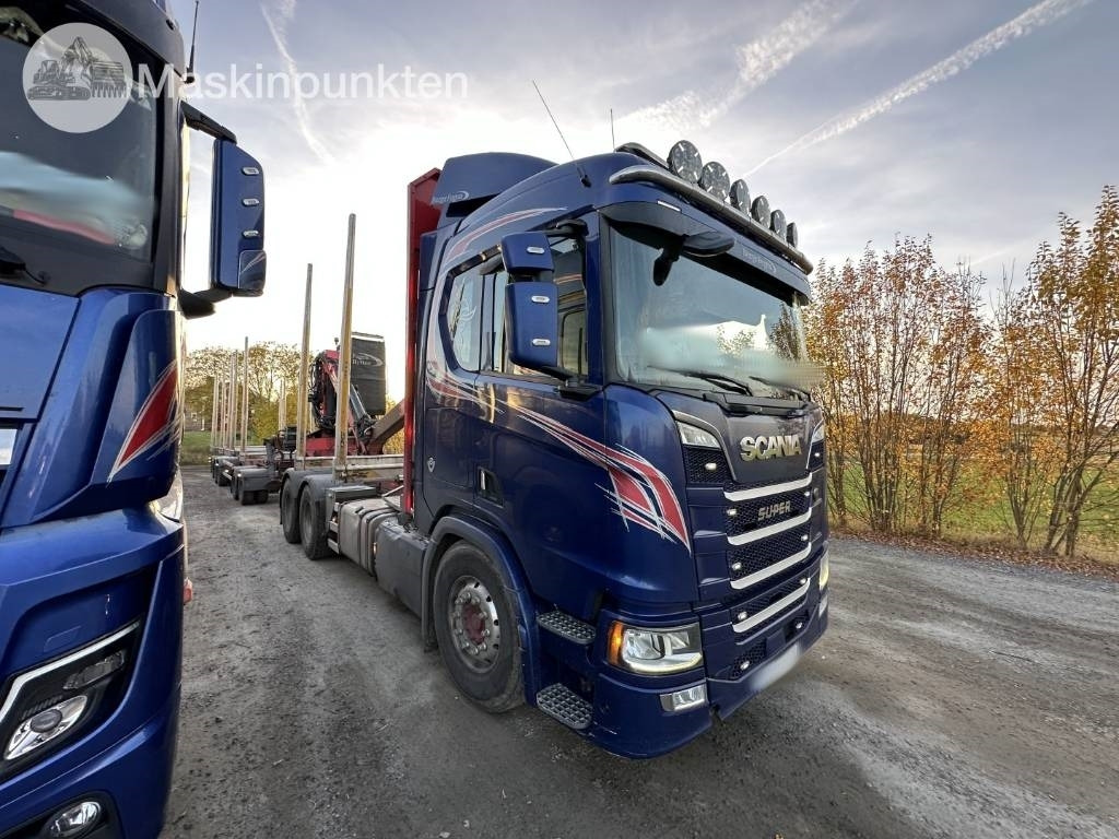 Scania R 580 timmerbil med kran  - Tømmerbil: billede 3 Scania R 580 timmerbil med kran  - Tømmerbil: billede 3