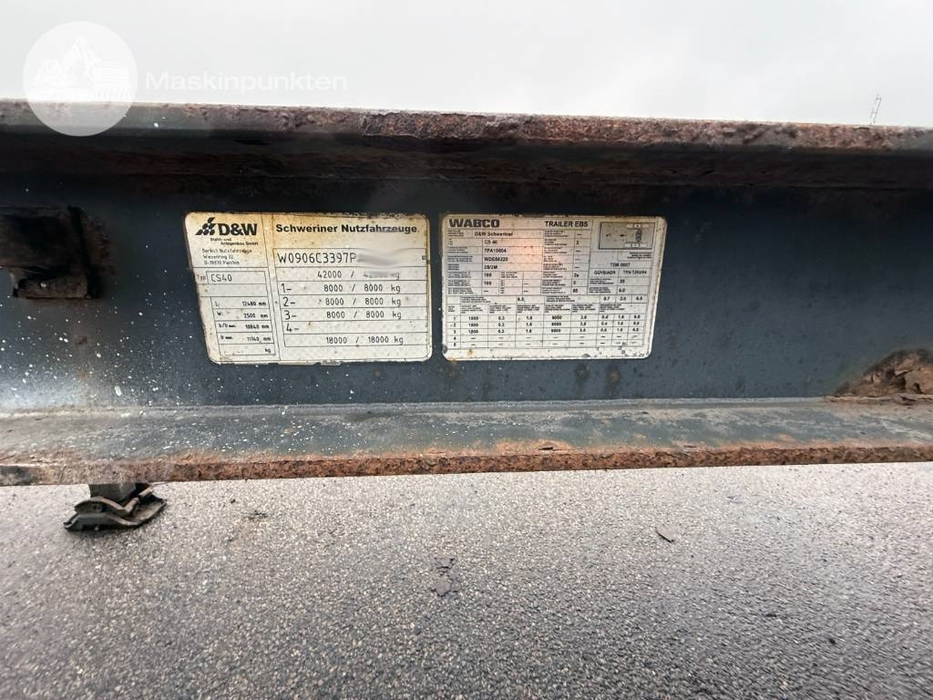 Containerbil/ Veksellad sættevogn Schweriner CS 40: billede 20