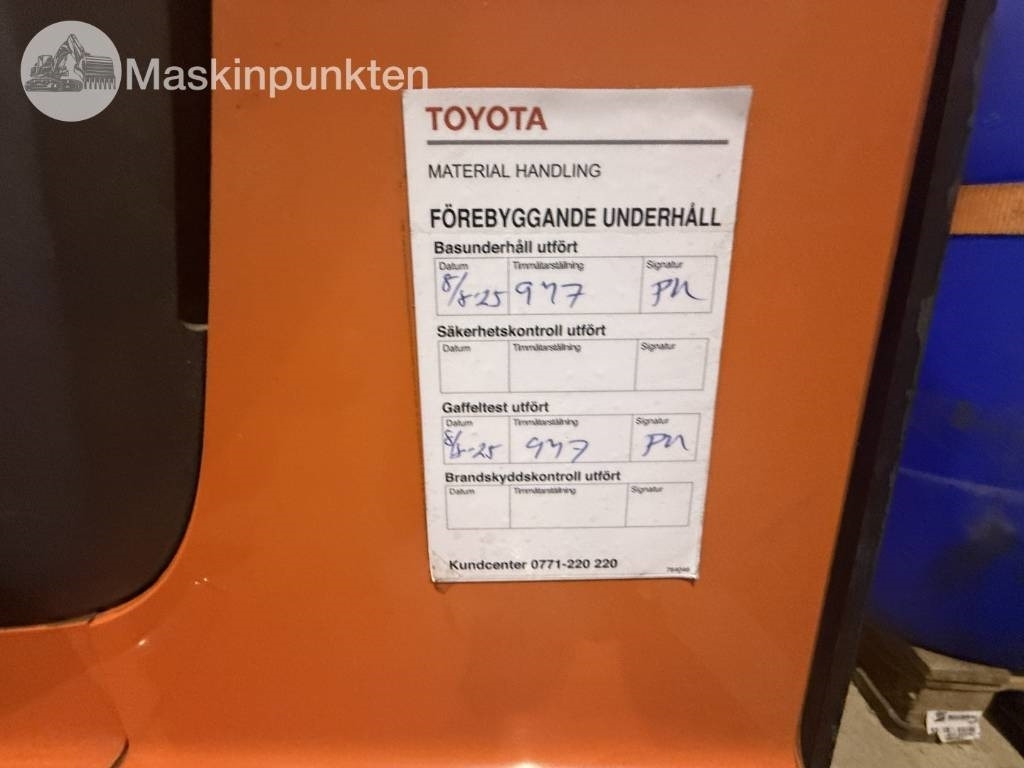 Toyota BT SWE 80 L - El gaffeltruck: billede 4 Toyota BT SWE 80 L - El gaffeltruck: billede 4