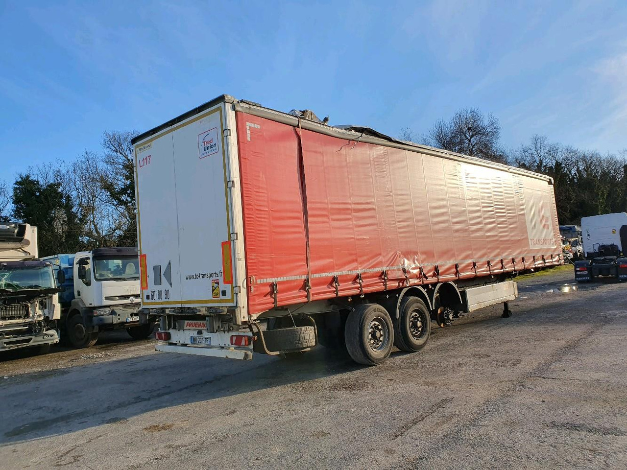FRUEHAUF SEMI SAVOYARDE FST4FC - Gardintrailer: billede 4 FRUEHAUF SEMI SAVOYARDE FST4FC - Gardintrailer: billede 4