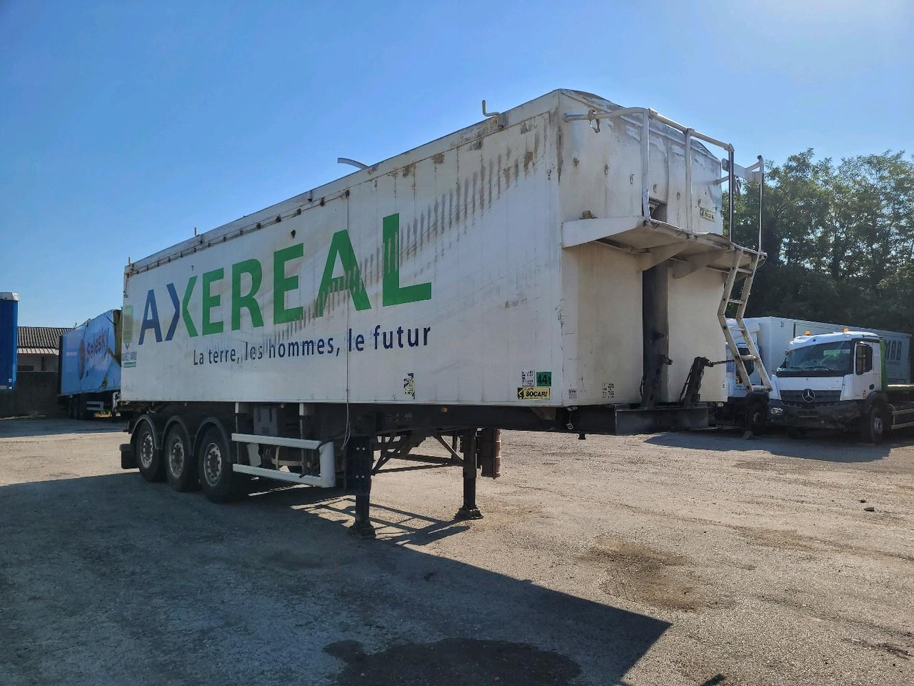 SAMRO ST3310 3 ESSIEUX - Tipvogn sættevogn: billede 2 SAMRO ST3310 3 ESSIEUX - Tipvogn sættevogn: billede 2