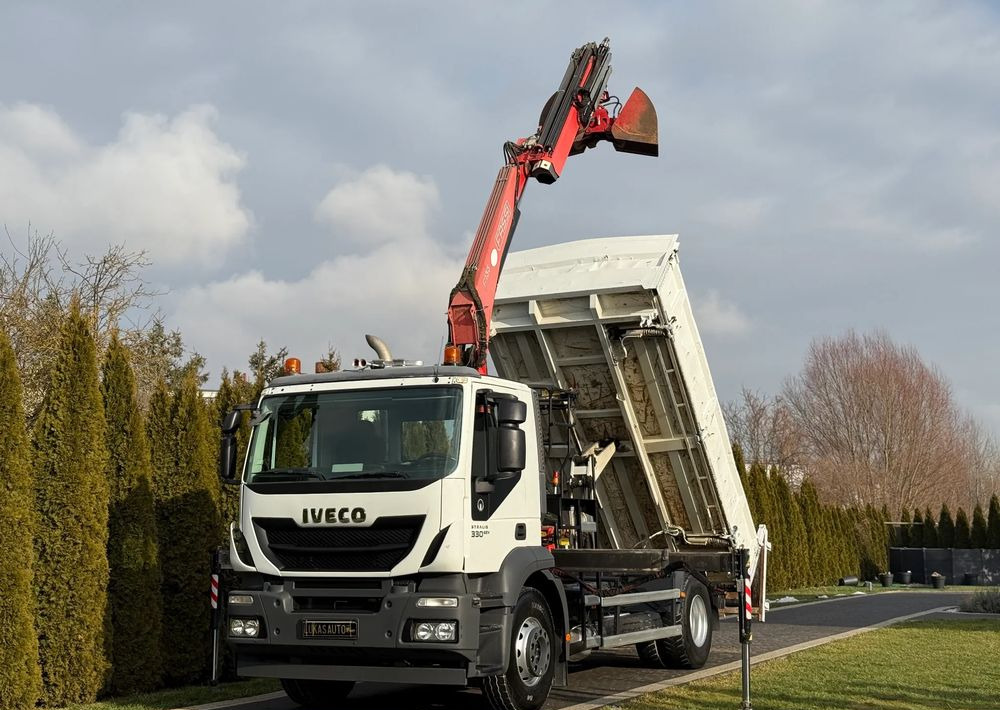 Iveco STRALIS 330 / 4x2 / FASSI F135 / WYWROTKA - Tipvogn lastbil: billede 1 Iveco STRALIS 330 / 4x2 / FASSI F135 / WYWROTKA - Tipvogn lastbil: billede 1