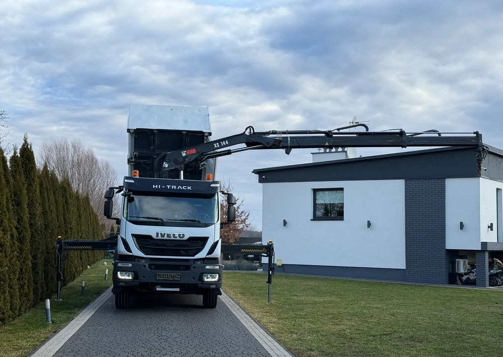 Iveco TRAKKER 450 6X4 PODWÓJNA HYDRO-BURTA HIAB 104 - Tipvogn lastbil, Lastbil med kran: billede 1 Iveco TRAKKER 450 6X4 PODWÓJNA HYDRO-BURTA HIAB 104 - Tipvogn lastbil, Lastbil med kran: billede 1