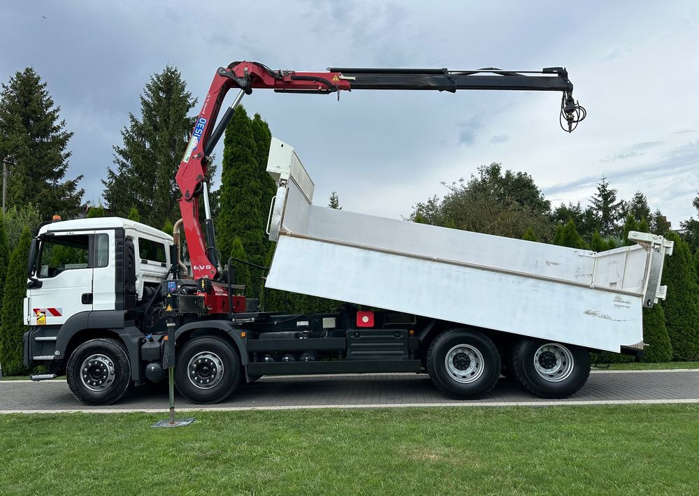 MAN TGS 440 / 8x4 / HMF 1530 / HYDROBURTA - Tipvogn lastbil: billede 4 MAN TGS 440 / 8x4 / HMF 1530 / HYDROBURTA - Tipvogn lastbil: billede 4