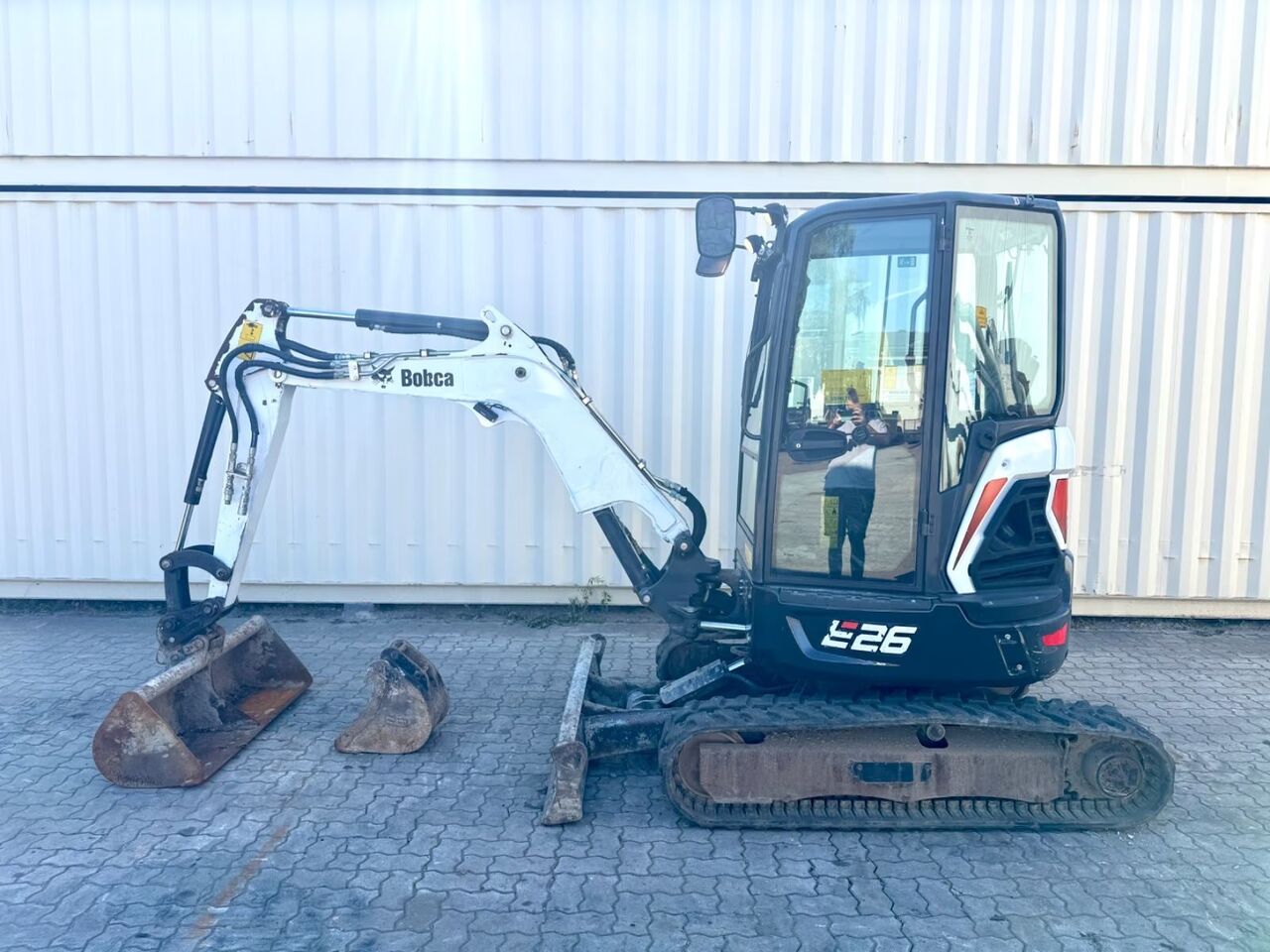 Bobcat E26 / 2021 BJ / 2 x Löffel / 1.665 H - Minigravemaskine: billede 2 Bobcat E26 / 2021 BJ / 2 x Löffel / 1.665 H - Minigravemaskine: billede 2