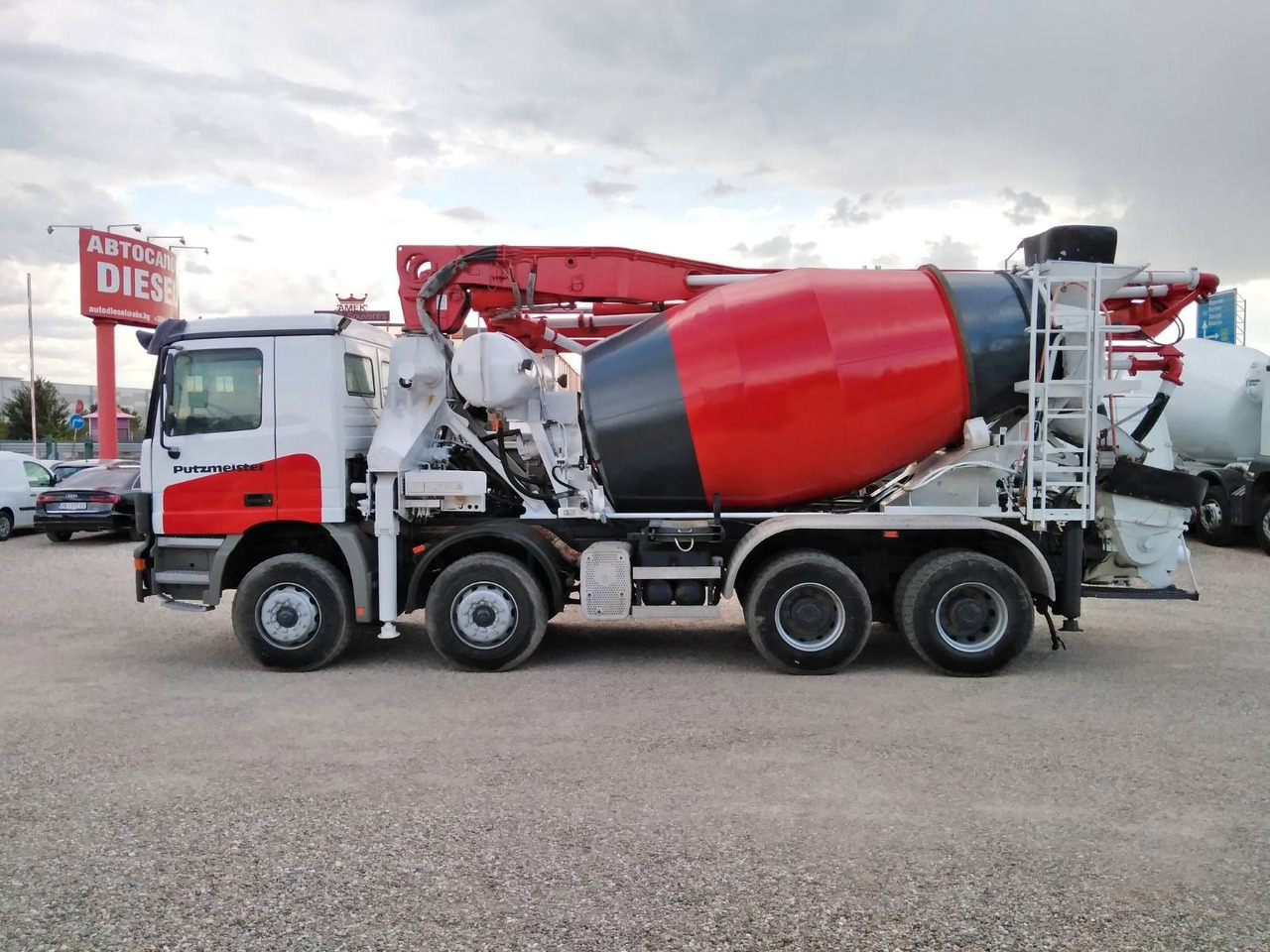 Mercedes-Benz ACTROS 3240 Putzmeister 26.67S - Betonbil med pumpe: billede 4 Mercedes-Benz ACTROS 3240 Putzmeister 26.67S - Betonbil med pumpe: billede 4