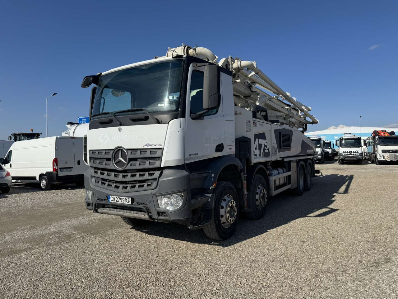 Mercedes-Benz AROCS 3743 PUTZMEISTER M47-5 - Betonpumpe: billede 3 Mercedes-Benz AROCS 3743 PUTZMEISTER M47-5 - Betonpumpe: billede 3