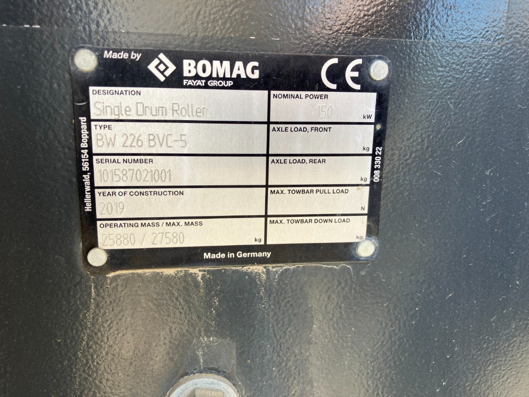 BOMAG DE BW 226 BVC-5 Stage V/Tier 4f - Tromle: billede 4 BOMAG DE BW 226 BVC-5 Stage V/Tier 4f - Tromle: billede 4