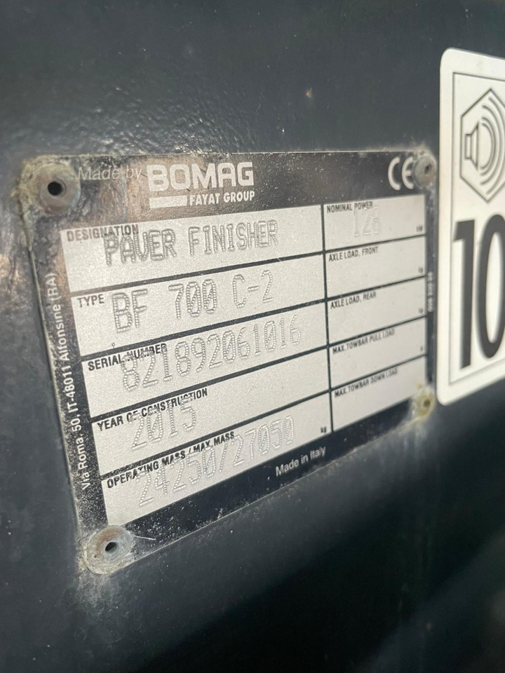BOMAG IT BF 700 C-2 S500 Stage IV/Tier 4f - Asfaltudlægger: billede 2 BOMAG IT BF 700 C-2 S500 Stage IV/Tier 4f - Asfaltudlægger: billede 2
