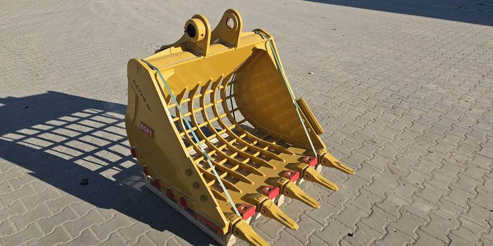 Ny Skovl for Entreprenørmaskin Łyżka ażurowa sortująca do koparki Cat 315: billede 1