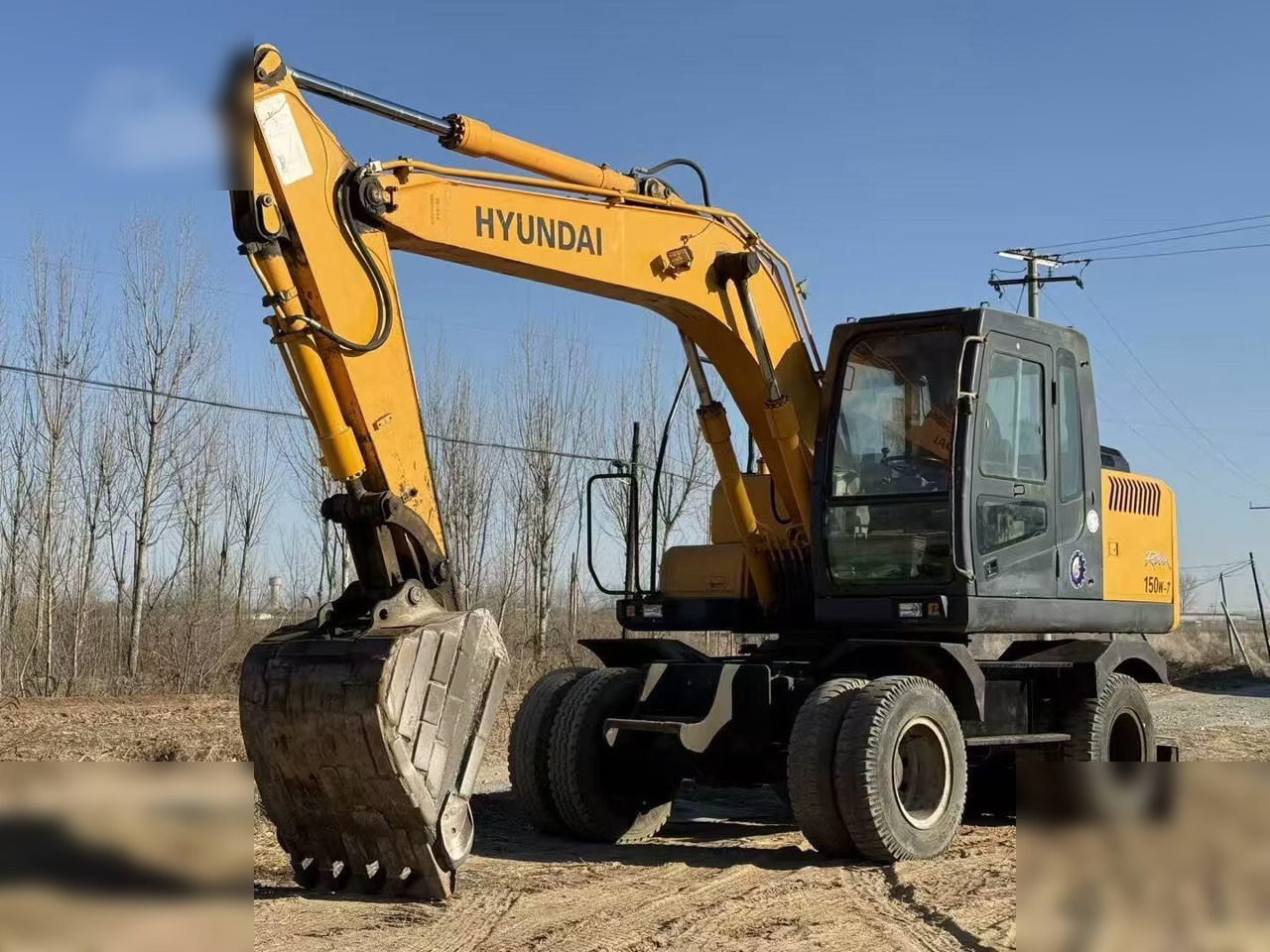 HYUNDAI ROBEX 150W-7A - Hjulgravemaskine: billede 3 HYUNDAI ROBEX 150W-7A - Hjulgravemaskine: billede 3