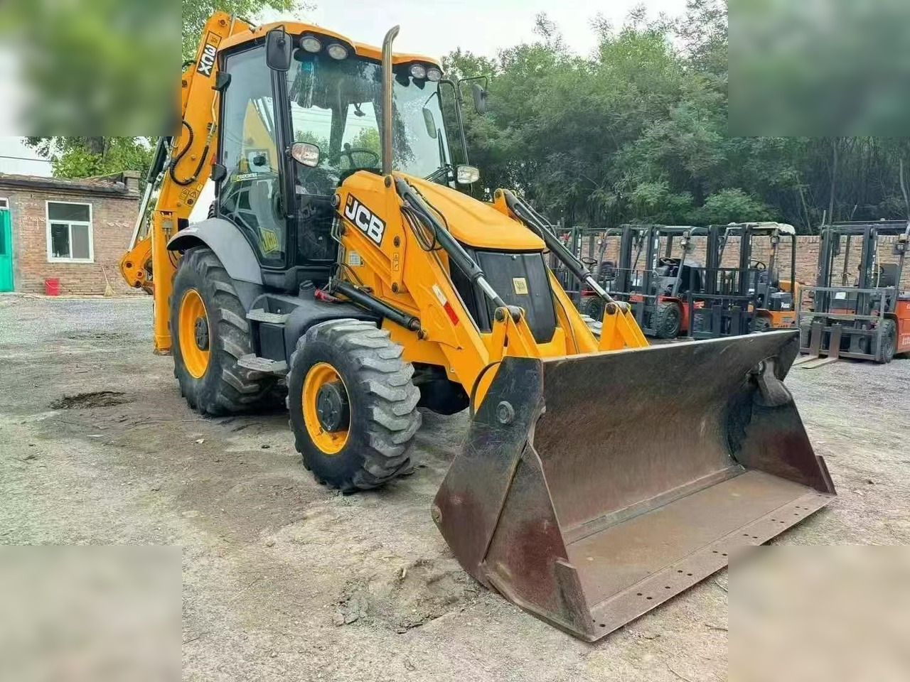 JCB 3CX - Gravelæssemaskine: billede 1 JCB 3CX - Gravelæssemaskine: billede 1