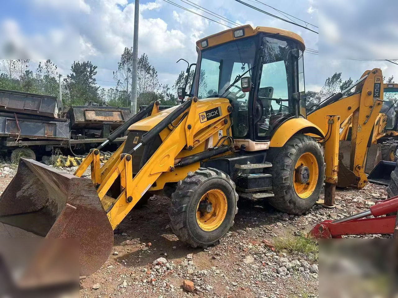 JCB 3CX - Gravelæssemaskine: billede 2 JCB 3CX - Gravelæssemaskine: billede 2