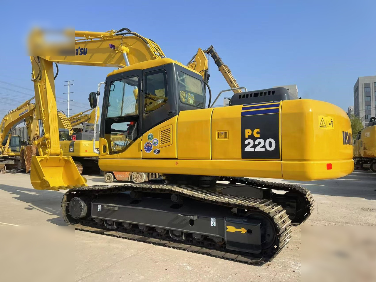 KOMATSU PC220-7 - Bæltegravemaskine: billede 4 KOMATSU PC220-7 - Bæltegravemaskine: billede 4