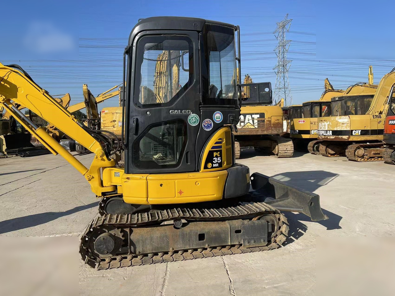 Minigravemaskine KOMATSU PC35MR-2: billede 1