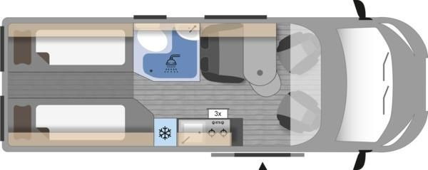 Clever Runner 636 2,2 165PS MJ2024*TRUMA C6 D + E*SHZ* - Camper van: billede 3 Clever Runner 636 2,2 165PS MJ2024*TRUMA C6 D + E*SHZ* - Camper van: billede 3