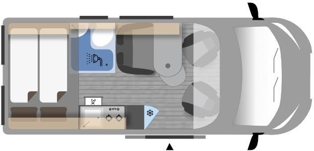 Clever Tour 540*BLACK EDITION*FINAL SALE RABATT*SOFORT* - Camper van: billede 3 Clever Tour 540*BLACK EDITION*FINAL SALE RABATT*SOFORT* - Camper van: billede 3