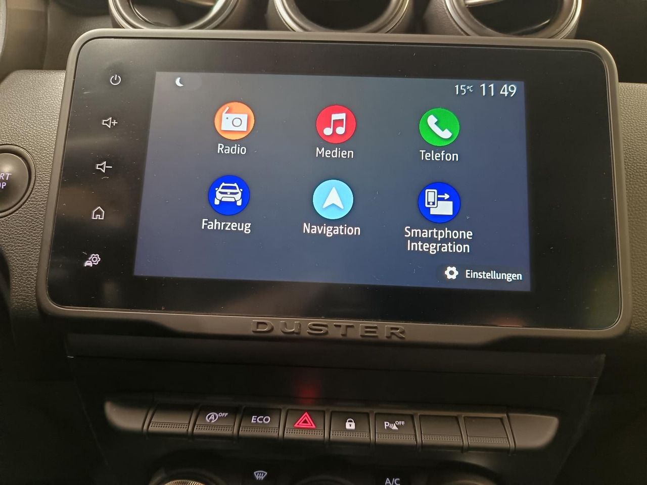 SUV Dacia Duster Prestige Tce 130*KLIMA*SHZ*R-KAM*DAB*NAVI: billede 11