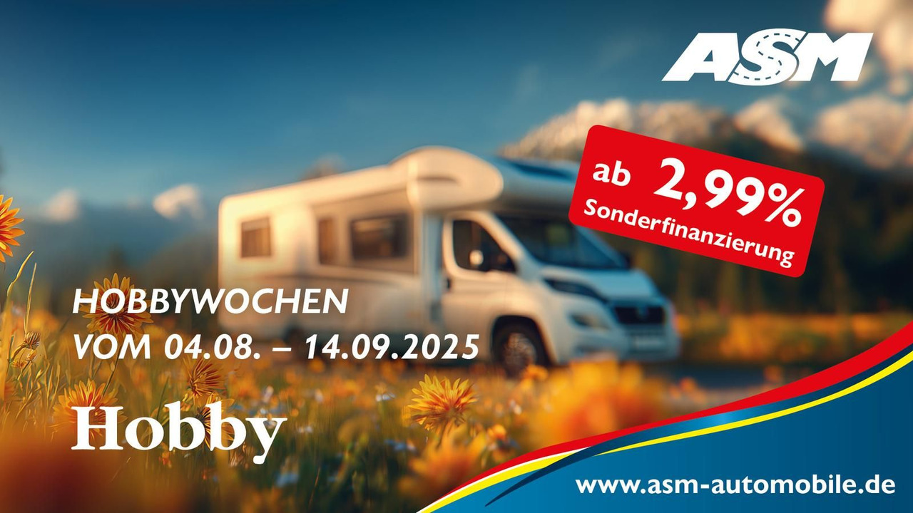 Delintegreret autocamper Hobby Maxia T 740 WE*130 kW*AHK*SOFORT: billede 1