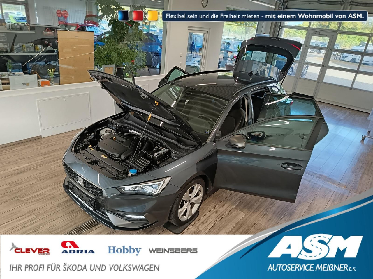 Seat Leon Sportstourer 1,5TSI FR*NAVI*LED*SOUND*R-KAM - Stationcar: billede 1 Seat Leon Sportstourer 1,5TSI FR*NAVI*LED*SOUND*R-KAM - Stationcar: billede 1