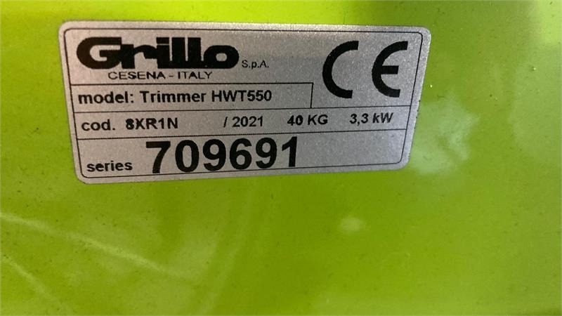 Grillo HWT 550 - Plæneklipper: billede 4 Grillo HWT 550 - Plæneklipper: billede 4