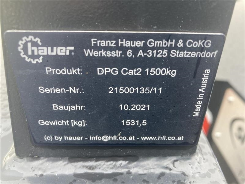 Hauer 1500 kg - Vægtklods: billede 4 Hauer 1500 kg - Vægtklods: billede 4