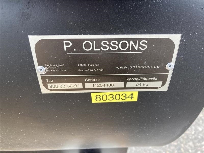 Husqvarna 125 B til R422 og P524 - Sneplov for Landbrugsmaskine: billede 4 Husqvarna 125 B til R422 og P524 - Sneplov for Landbrugsmaskine: billede 4