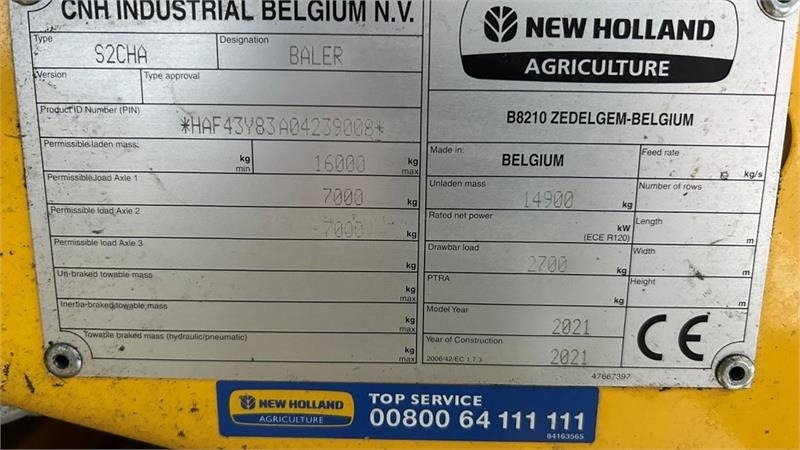 New Holland BB 1290 RC HD - Firkant ballepresse: billede 5 New Holland BB 1290 RC HD - Firkant ballepresse: billede 5