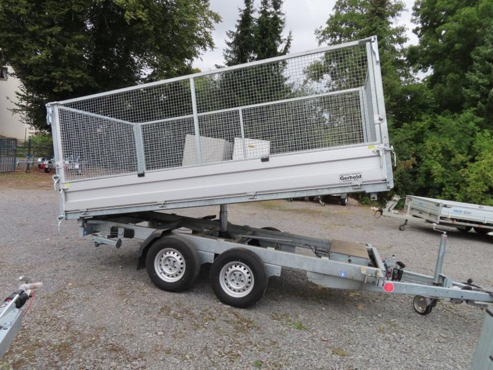 Böckmann DK-AL 3718/35 P PKW Anhänger Dreiseitenkipper 3,5 to. - Tipvogn påhængsvogn: billede 1 Böckmann DK-AL 3718/35 P PKW Anhänger Dreiseitenkipper 3,5 to. - Tipvogn påhængsvogn: billede 1