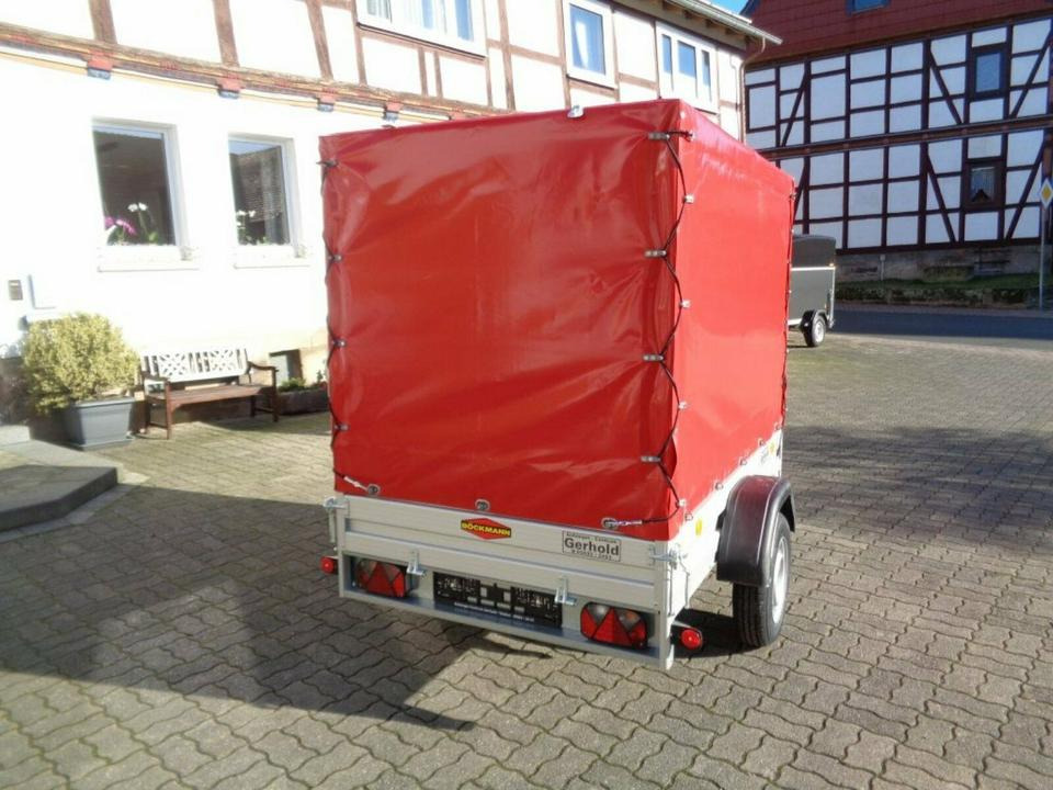 Böckmann PKW-Anhänger, 750 kg 100 km/h Plane Spriegel - Biltrailer: billede 4 Böckmann PKW-Anhänger, 750 kg 100 km/h Plane Spriegel - Biltrailer: billede 4