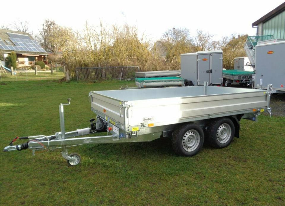 Böckmann PKW-Anhänger E-Pumpe Dreiseitenkipper 2,7 to Blechcover - Tipvogn påhængsvogn: billede 2 Böckmann PKW-Anhänger E-Pumpe Dreiseitenkipper 2,7 to Blechcover - Tipvogn påhængsvogn: billede 2